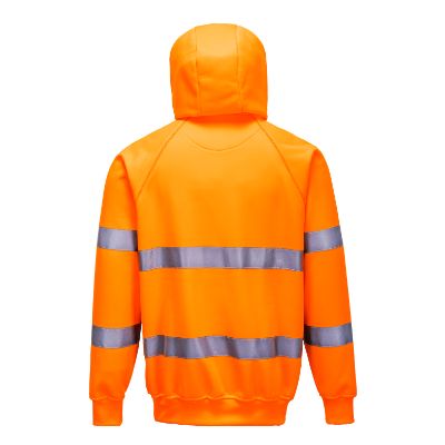 B304 Hi-Vis Hooded Sweatshirt