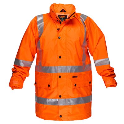 MX306 Hi-Vis Cross Back Rain Jacket Lite  D&N