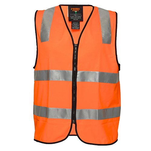 MZ102 Hi-Vis Zip Vest  D&N