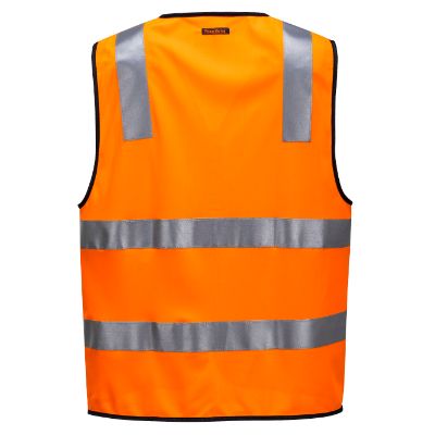 MZ102 Hi-Vis Zip Vest  D&N