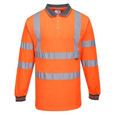 S277 Hi-Vis Polo Shirt  L/S