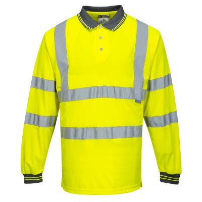 S277 Hi-Vis Polo Shirt  L/S