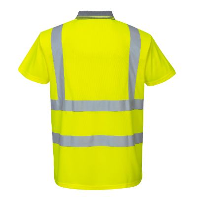 S477 Hi-Vis S/S Polo Shirt